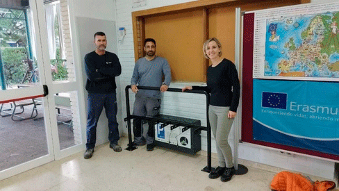 Aparcamiento de monopatines. CPIFP El Arenal